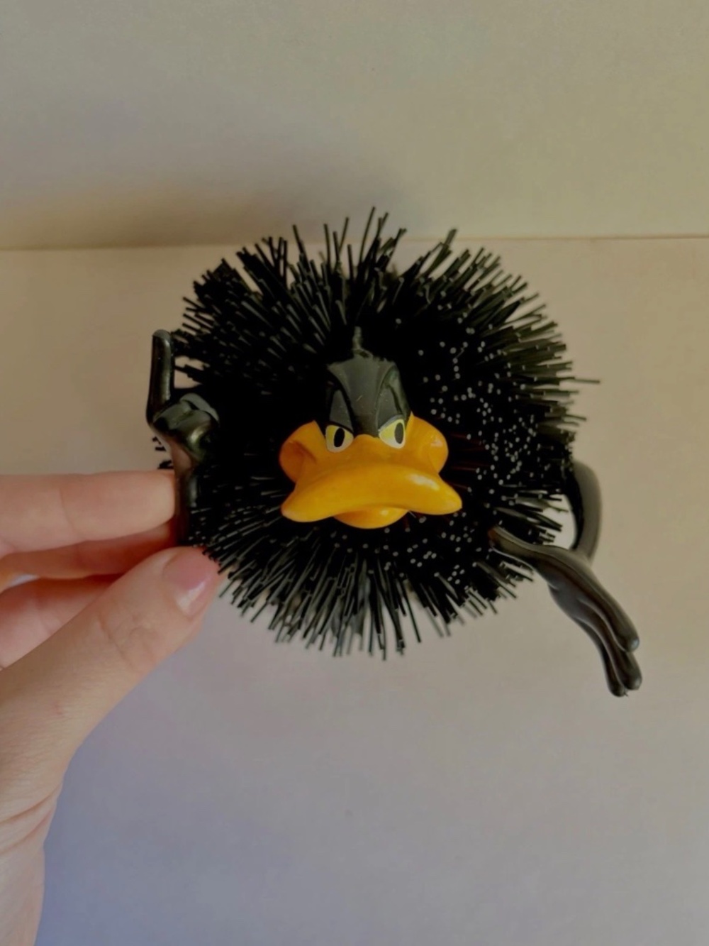 Daffy Duck Koosh Ball Vintage 1995 Looney Tunes 90s Warner Brothers Kids Toy
